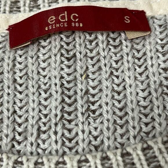 Long Knit sweater EDC size S oversized 33% wool NWOT - Picture 6 of 16